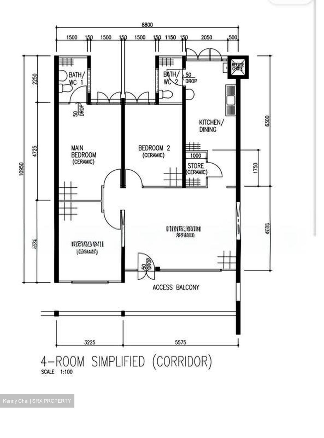 Blk 141 Eunos Spring (Bedok), HDB 4 Rooms #545049481